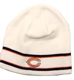 Urban Boundaries - Chicago Bears White 2-Stripe Beanie