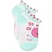 Peppa Pig Little Girls 6 pack Socks (4-6 Toddler, Ballet Pink No Show)