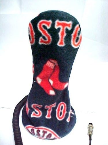 Redman CB Astatic D104 Desktop Cb Radio MLB Boston Red Sox Microphone Mic Dust cover