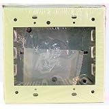 Electrical Boxes: 1-3/8 Inch 2-Gang Sallow Switc