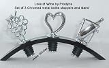 LK0613 Chrome Wine Stopper/Set of 3