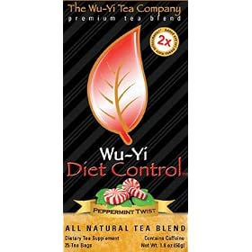 Wu-Yi Diet Control Tea 25 tea bags/box-Mild Mint Flavored