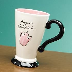 Good Witch/Bad Witch Sculpted Mug by Vandor