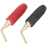 Brand New Monster Cable Patented Angled Gold Pins Speaker Cable Connectors, 8 Pk