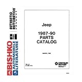 1987 1988 1989 1990 JEEP Parts Book List Guide CD by Jeep