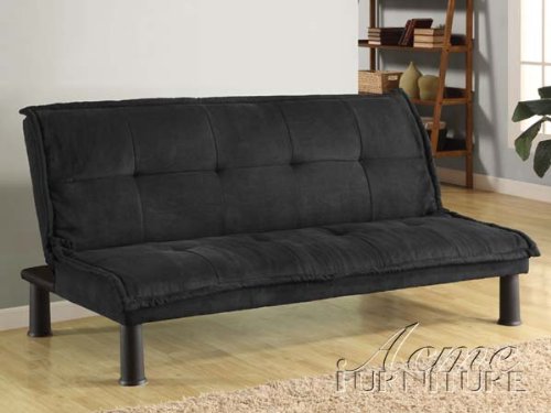 Acme 15282 Kadih Microfiber Sofa Black