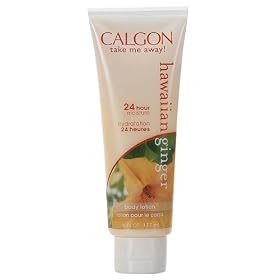Calgon Body Lotion with Vitamin E and Aloe, Hawaiian Ginger, 6 fl oz (177 ml)