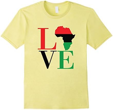 Men's Love Africa - African Pride T-Shirt 3XL Lemon