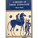 A History of Greek Literature