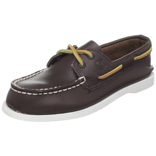 Sperry Top-Sider A/O Moc Loafer (Toddler/Little Kid/Big Kid),Brown,5 M US Big Kid