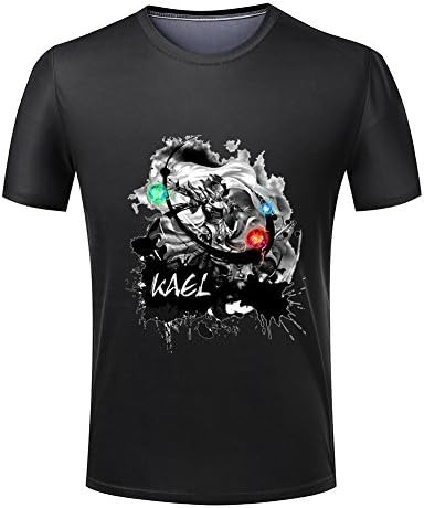 Warcraft Dota Invoker Kael Online Battle Arena Game peripheral 3 D Custom T-shirt XX-Large Black