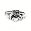 STERLING SILVER RING - Hands 3X12mm