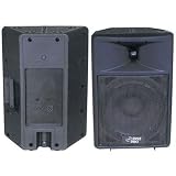 PYLE-PRO PPHP1590 - 1000 Watt 15'' Two-Way Plastic Molded Loudspeaker