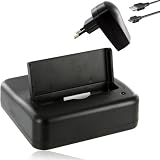 Universal Dock / Dockingstation mit Audio Ausgang 3,5mm / Tischladestation (schwarz) für Apple iPhone 3G / 3GS iPhone3 Cradle Dock Station