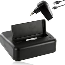 Universal Dock / Dockingstation mit Audio Ausgang 3,5mm / Tischladestation (schwarz) f&uuml;r Apple iPhone 3G / 3GS iPhone3 Cradle Dock Station
