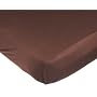 Carters Easy Fit Sateen Crib Fitted Sheet, Chocolate