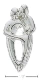  : Sterling Silver Couple With One Child Pendant