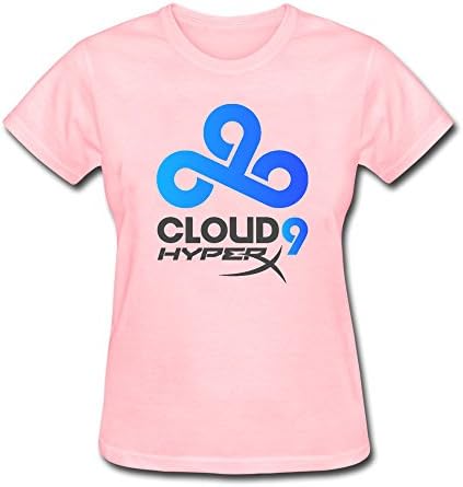 XunTuo Women's LOL Cloud 9 HYPERX Logo Short Sleeve T-shirt