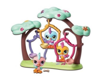 Hasbro - 34259 - littlest pet shop - coffret petshop triplés oiseaux