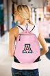 University of Arizona Pink Drawstring Bag Backpack Arizona Wildcats OFFICIAL College Logo Drawstring Bags - For School Beach Gym