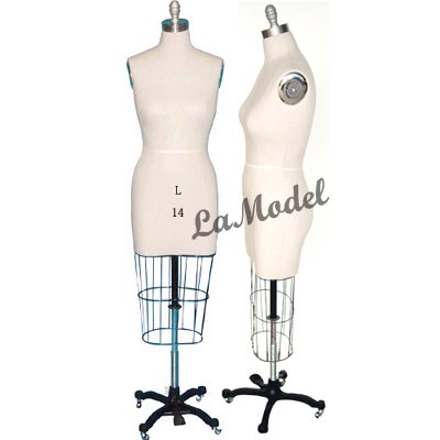 Half Body Female Dress Form Size 14 mannequins