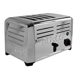 Burco, 4 Slot Stainless Steel Commercial Toaster