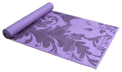 Gaiam Filagree Yoga Mat Plum (3mm)