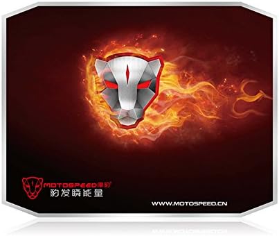 Mouse Pad, Motospeed P10 Double Sided Solid Aluminium Gaming Mouse Pad- (Black)