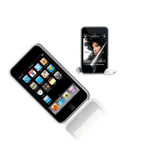 Crystal Case for Apple iPod Touch 2nd Generation 8GB / 16GB / 32 GB, iTouch 2nd Generation Acrylic Case with Touch 2nd Gen Full Body Screen Protector