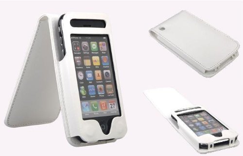 NEEWER® White Faux Leather Flip Skin Case Cover For Apple iPhone 3G & 3GS NEEWER® White Faux Leather Flip Skin Case Cover For Apple iPhone 3G & 3GS