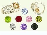 Interchangeable Sterling Silver Solitaire Ring With Filigree Design
