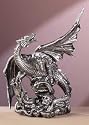 ALAB PEWTER FINISH DRAGON