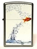 Zippo Leaping Goldfish Lighter Limited Edition Each One Individually Numbered 1-250