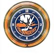 NHL New York Islanders Neon Clock - 14 inch Diameter