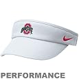 Nike Ohio State Buckeyes White 2010 Coaches Performance Adjustable Visor