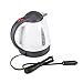 Fdit Portable Car Electric Kettle Road Trip Travel Cigarette Lighter DC12V/24V Heated Water Tea Coffee Kettle Auto Shut Off (1000ml (Kettle) (12V)