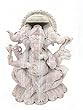 Lord Ganesha Statue Stone Sculpture Yoga Room Decor Art 8 Inches