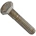 Steel Hex Bolt, Grade 2, Plain Finish, Hex Head, External Hex Drive, Meets ASME B18.2.1/ASTM A307, 1/2" Length, Fully Threaded, 5/16"-18 Threads (Pack of 100)