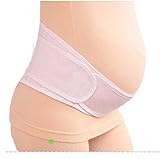 【Yummery】 通気性良好 妊娠帯 妊婦用サポーター 腹帯 産後骨盤ベルト 骨盤矯正 マタニティガードル (ピンク)