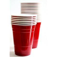 Rote Becher, Red Solo Cups 16 oz. 473 ml rot 50 St�ck