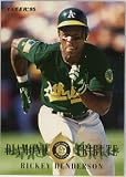 Rickey Henderson Oakland Athletics 1995 Fleer Update Diamond Tribute #7 Baseball Card