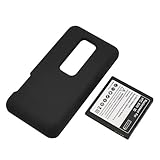 GTMax High Capacity Extended Replacement Battery (3500mAh) + Black Cover (F ....