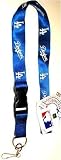 LOS ANGELES DODGERS BREAKAWAY VELCRO NYLON LANYARD