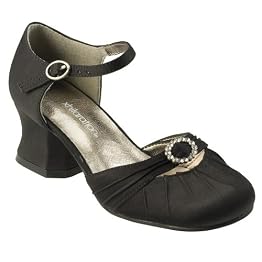 Girls' Xhilaration® Galiena Dress Shoes - Black