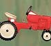 OLD Fashioned Toy Farm Tractor Red Ceiling FAN Pull Kid