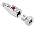 AmPro T11391 1/2-Inch to 3/8-Inch  by 2-Inch Lighted Extension Adapter
