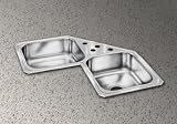 Elkay CCR-3232 Celebrity Stainless Steel Sink with 3 holes