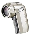 Sanyo Xacti VPC-HD2000EX Full HD-Camcorder (SD/SDHC-Card, 10-fach opt. Zoom, 8 Megapixel, 6,9 cm (2,7 Zoll) Display) silber