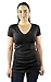 Belle Donne- Casual Short Sleeve V-Neck T-Shirt Basic Tshirt Women Regular and Plus Size Essentials t Shirts Womens Tops