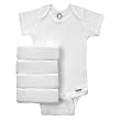 Infant Gerber 5pk White Onesies 6-9M